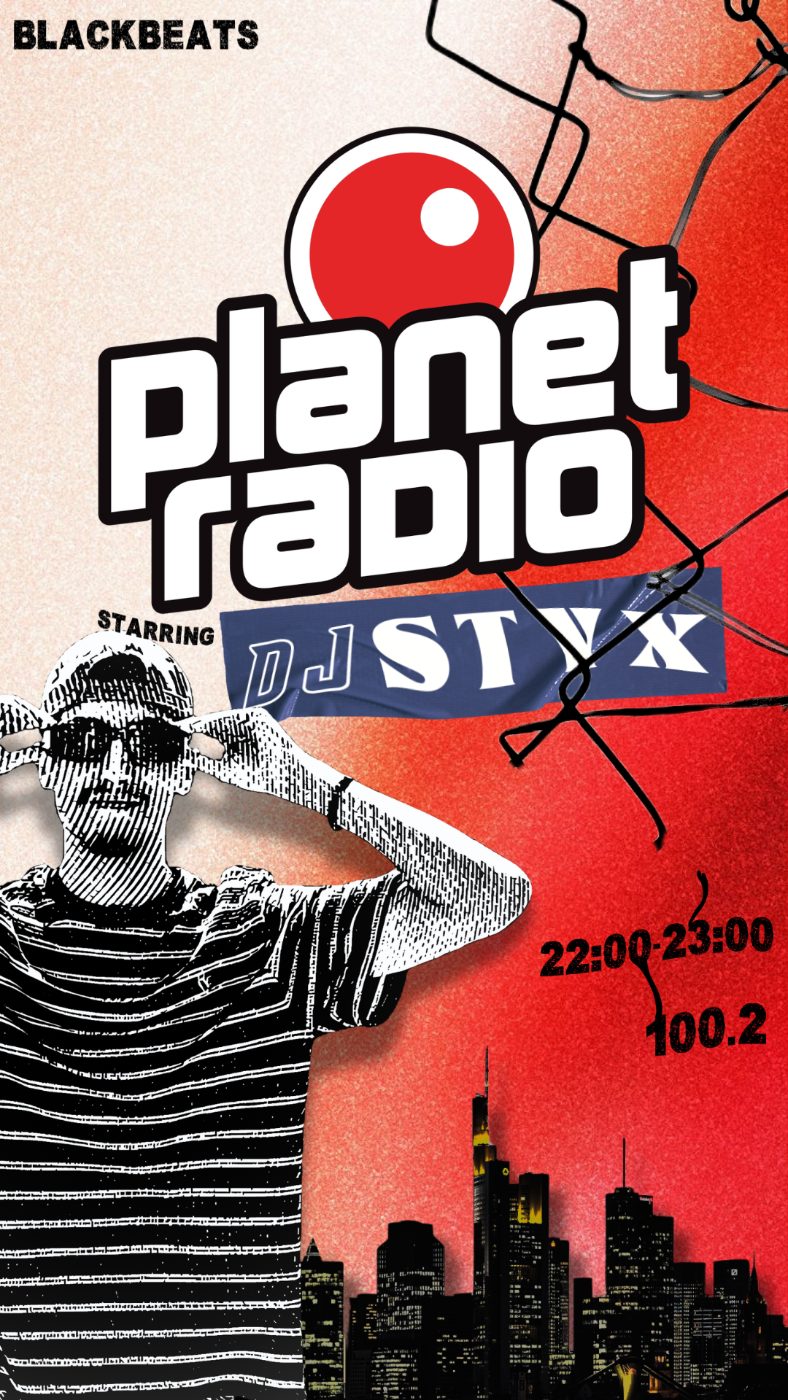 planet radio x DJ STYX — Grafik zur Radio-Show